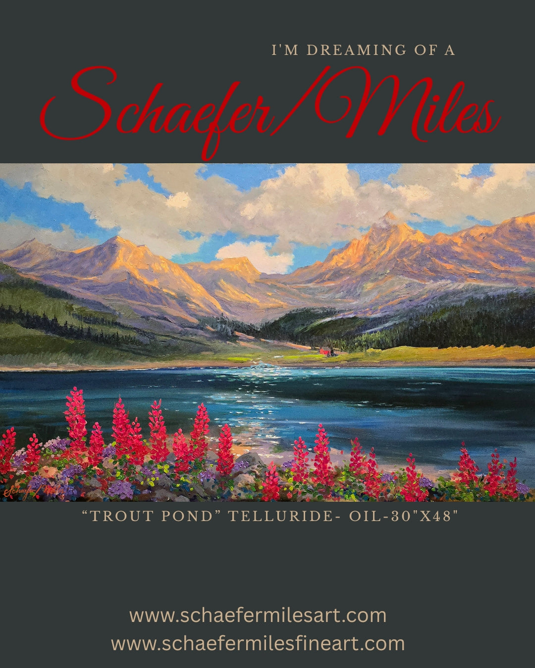 "Trout Lake" Original Oil on Canvas- 30x48