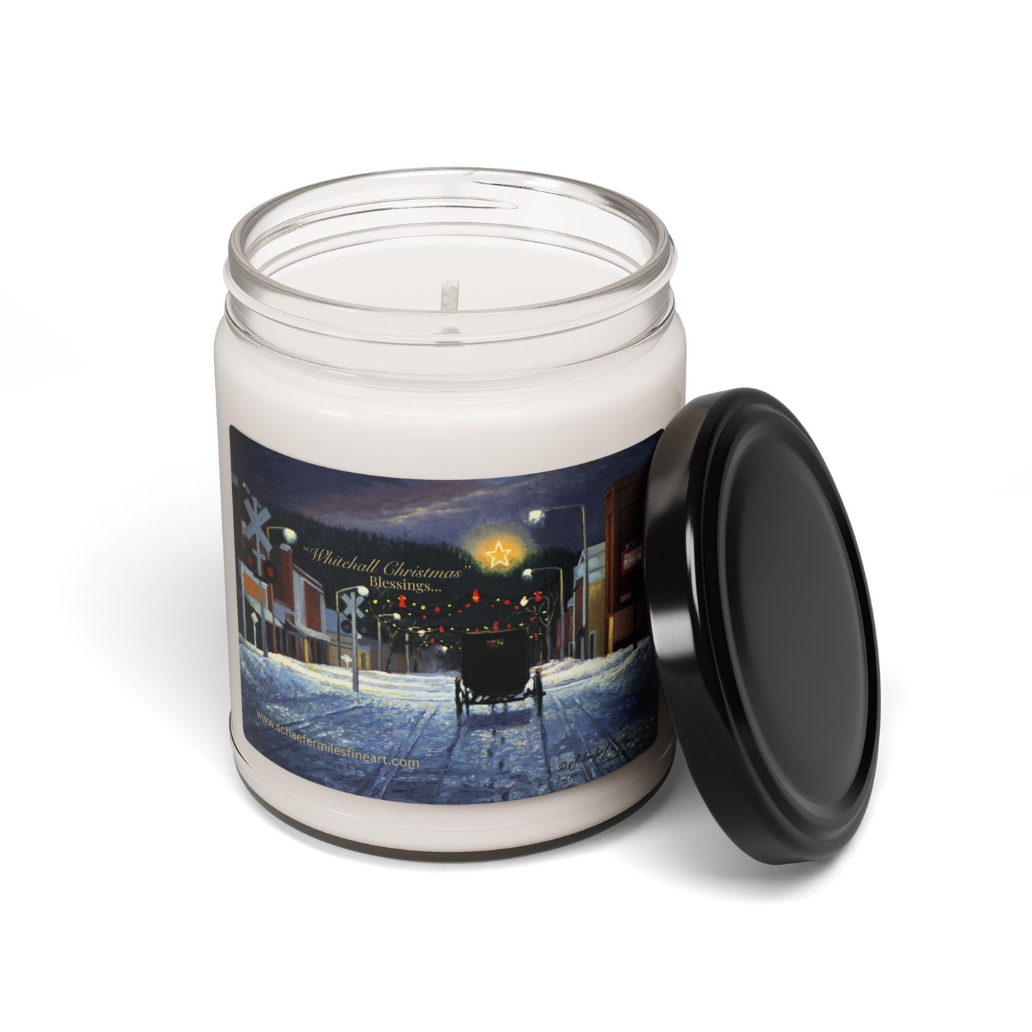 Whitehall Christmas Scented Soy Candle, Holiday Candle, Festive Home Decor, Winter Season Candle, Christmas Gift, Holiday Fragrance
