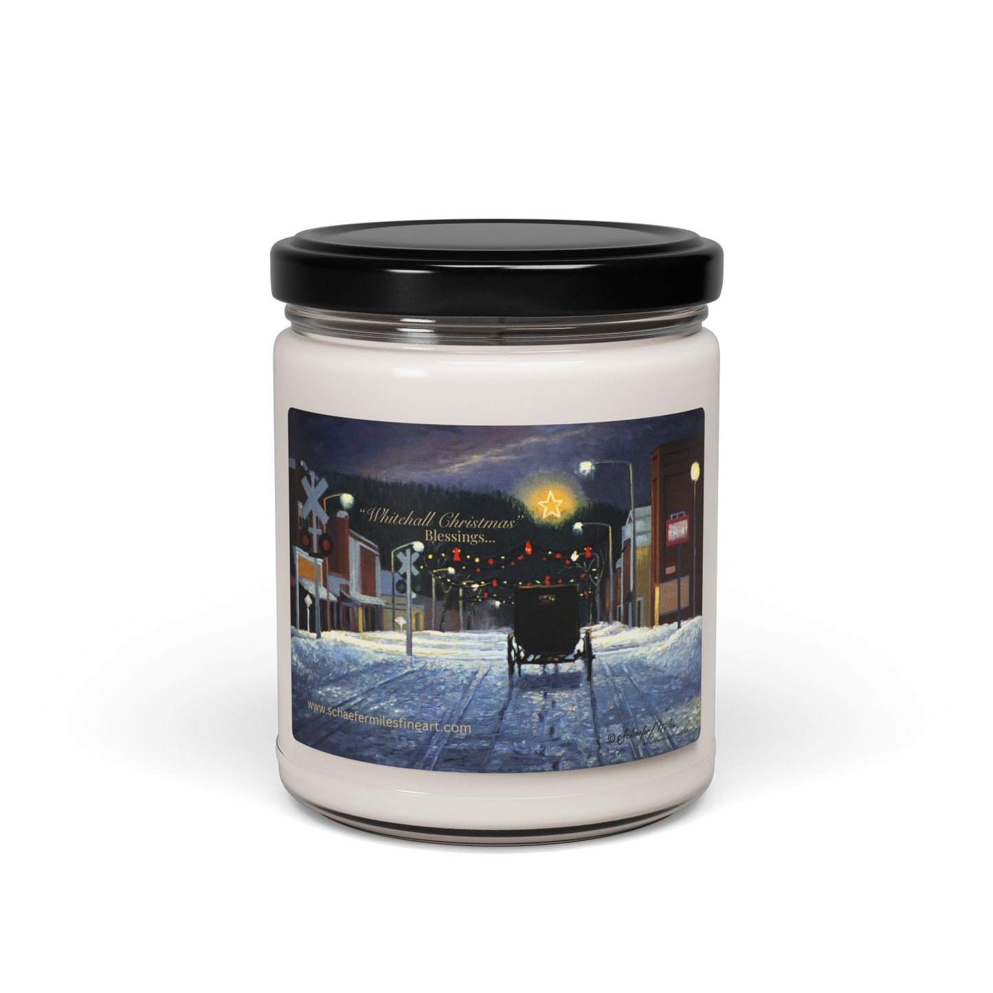 Whitehall Christmas Scented Soy Candle, Holiday Candle, Festive Home Decor, Winter Season Candle, Christmas Gift, Holiday Fragrance