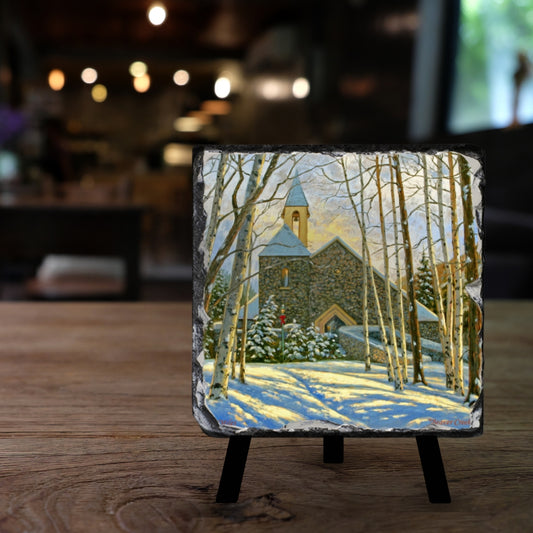 Beaver Creek Chapel-Winter-Slate-Square