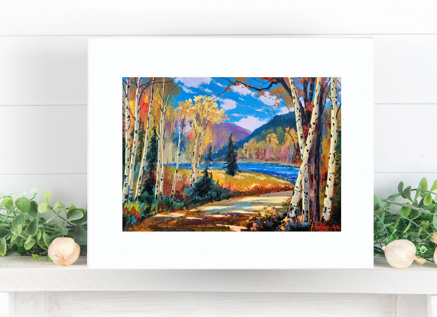 "A Day Made for You" 5x7 mini print white 8x10 matt.