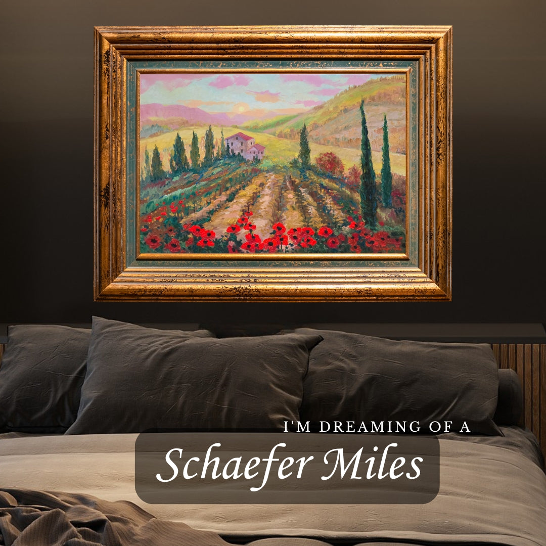 "Tuscany in the Mist" Original Oil 24"x36"