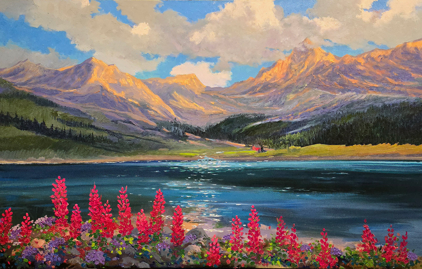 "Trout Lake" Original Oil on Canvas- 30x48