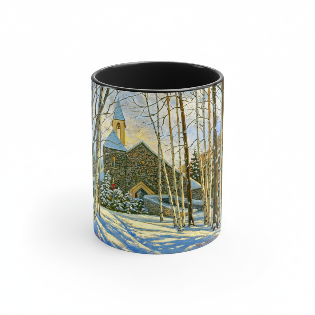 Beaver Creek Chapel Black Interior Mug Mockup