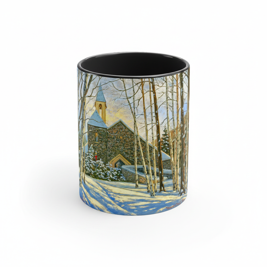 Beaver Creek Chapel Black Interior Mug Mockup