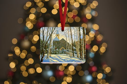 Beaver Creek Chapel Ornament Mockup - Version 2